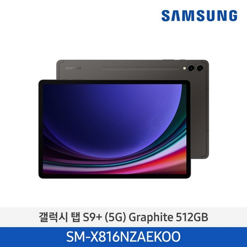 갤럭시탭 S9+(5G) 512GB/Graphite SM-X816NZAEKOO