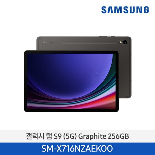 갤럭시탭 S9(5G) 256GB/Graphite SM-X716NZAEKOO