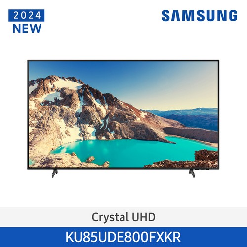 (에너지효율1등급)24년 NEW 삼성 Crystal UHD 4K Smart TV 214cm KU85UDE800FXKR